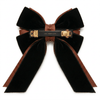 Lele Sadoughi BARRETTES JET EQUESTRIAN CAMEO BARRETTE BOW