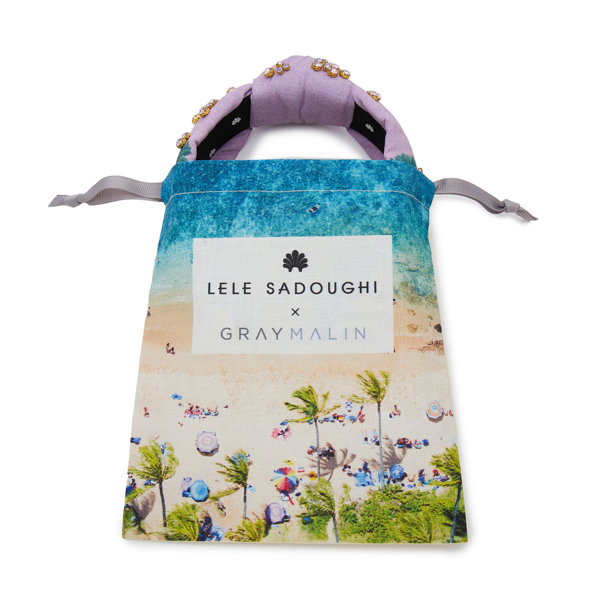 LELE SADOUGHI Barrettes LELE SADOUGHI X GRAY MALIN LIBBY PROVENCE BOW BARRETTE