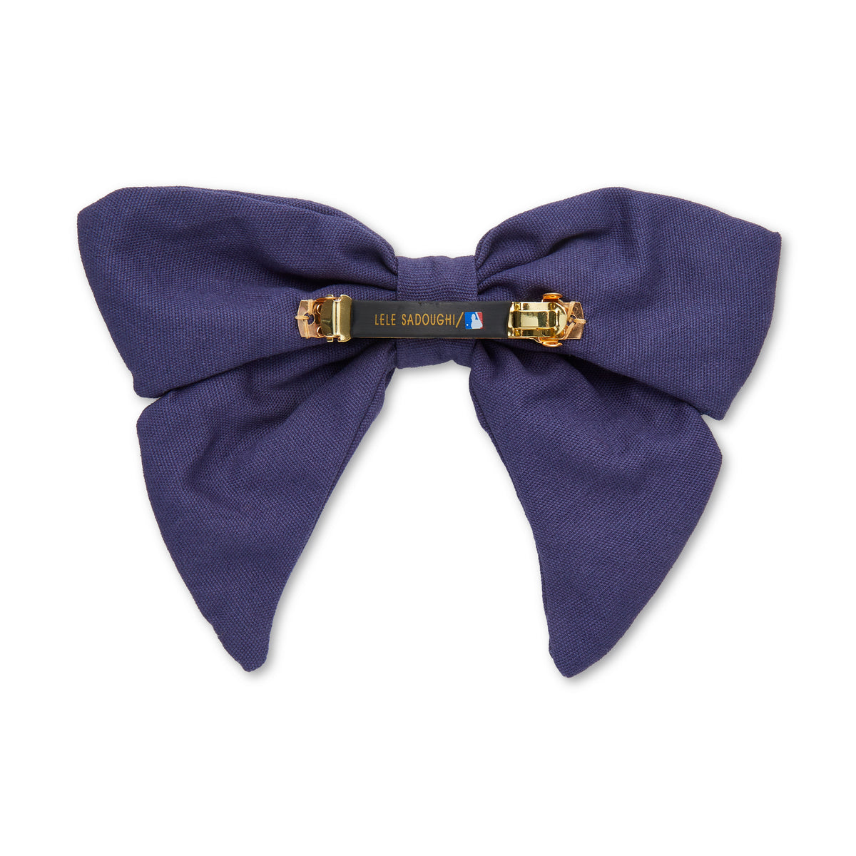 Lele Sadoughi Barrettes NAVY BOSTON RED SOX LELE X MLB BOW BARRETTE