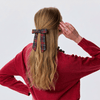 Lele Sadoughi BARRETTES NOEL PLAID SHIRLEY BOW BARRETTE