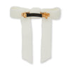 Lele Sadoughi Barrettes ONE SIZE IVORY BARDOT BOW BARRETTE