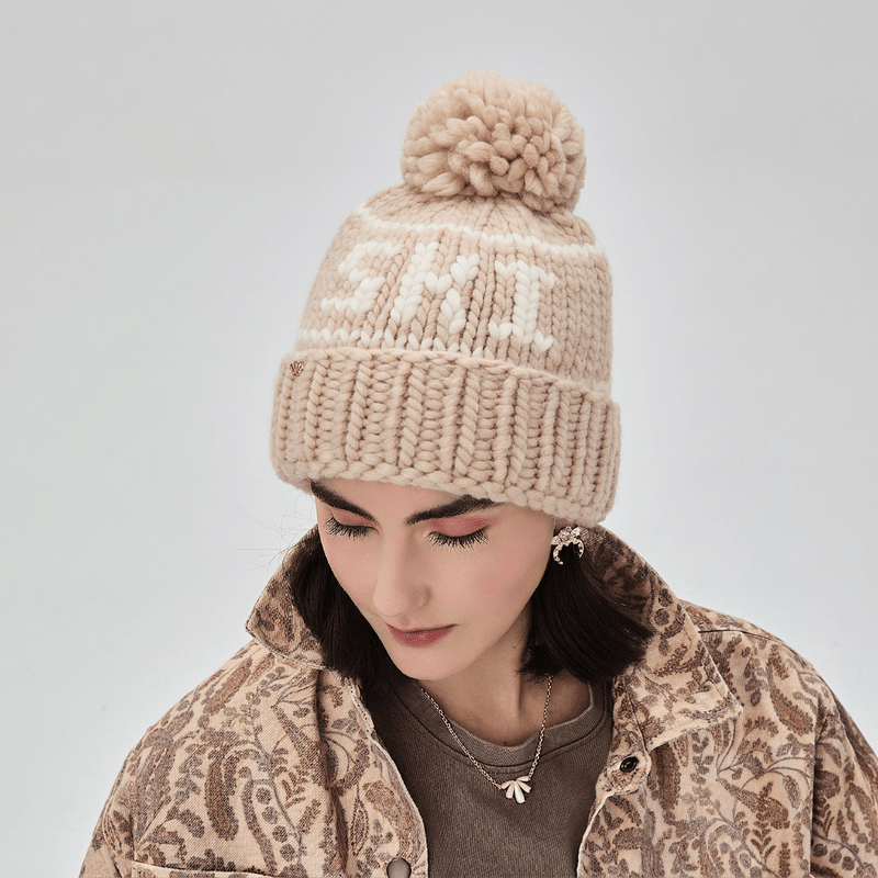 CAMEL SKI BEANIE