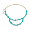 Lele Sadoughi BELTS ONE SIZE TURQUOISE AVENTURA CHAIN BELT