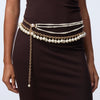 Lele Sadoughi BELTS PEARL BAUBLE BELT