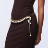Lele Sadoughi BELTS PEARL BAUBLE BELT