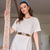 Lele Sadoughi BELTS TORTOISE BESSETTE CHAIN BELT