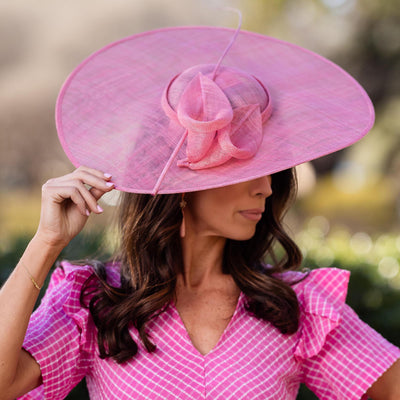 LELE SADOUGHI BLUSH CALLA LILLY FASCINATOR