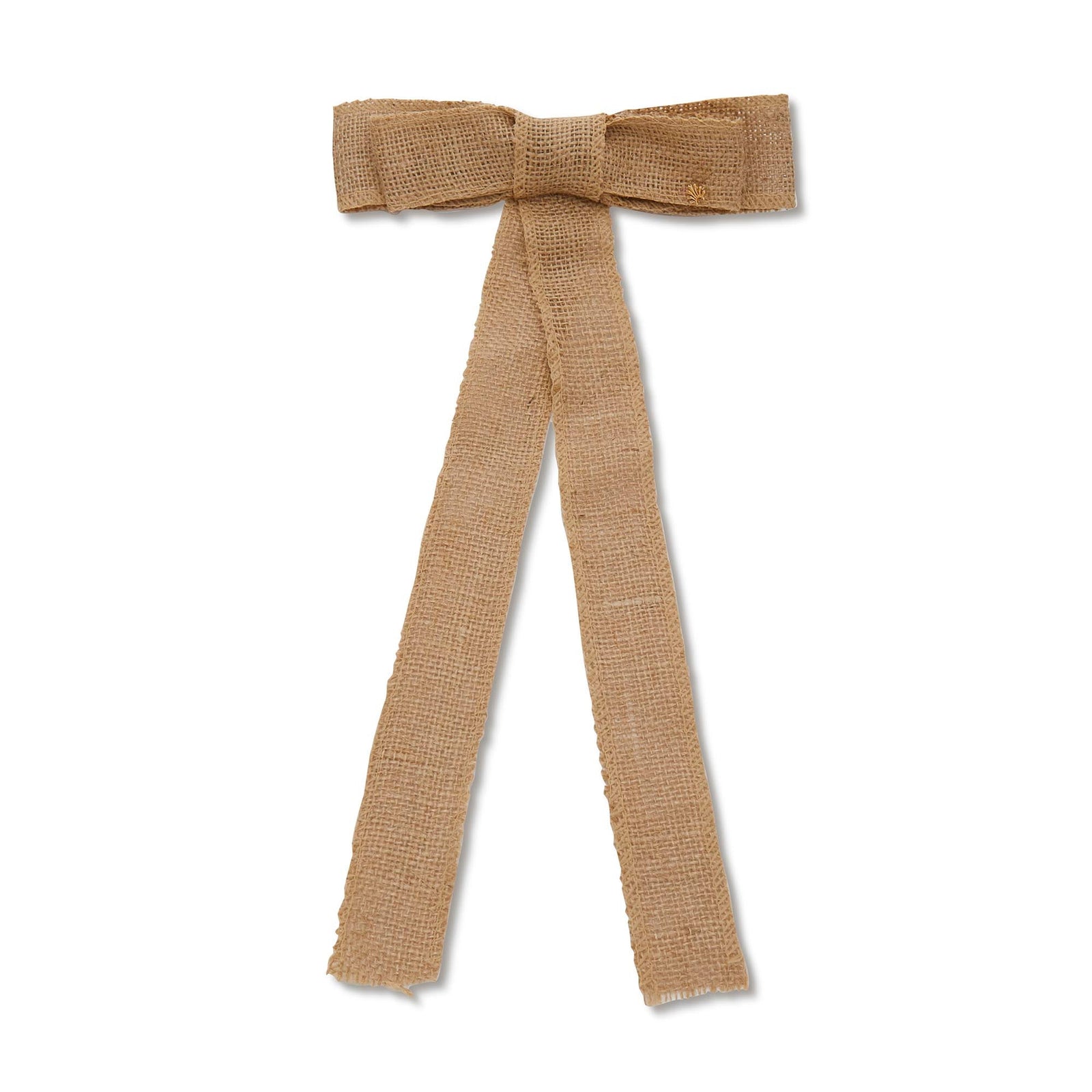 LELE SADOUGHI BOW BARRETTE NATURAL RAFFIA JANE BOW BARRETTE