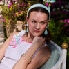 Lele Sadoughi BRACELETS BLUSH OPAL DECO HINGED CUFF