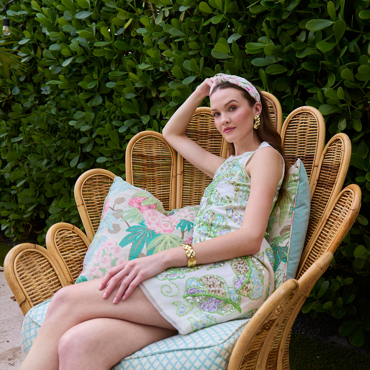 Lele Sadoughi BRACELETS GOLD SOCIALITE STRETCH BRACELET