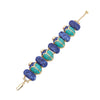 Lele Sadoughi BRACELETS TURQUOISE LAPIS STONE SCARAB BRACELET