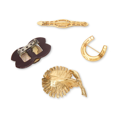 Lele Sadoughi BROOCHES GOLD MARFA BROOCH SET