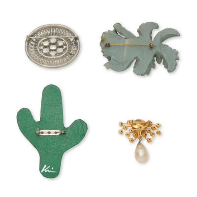 Lele Sadoughi BROOCHES MIXED METAL SEDONA BROOCH SET