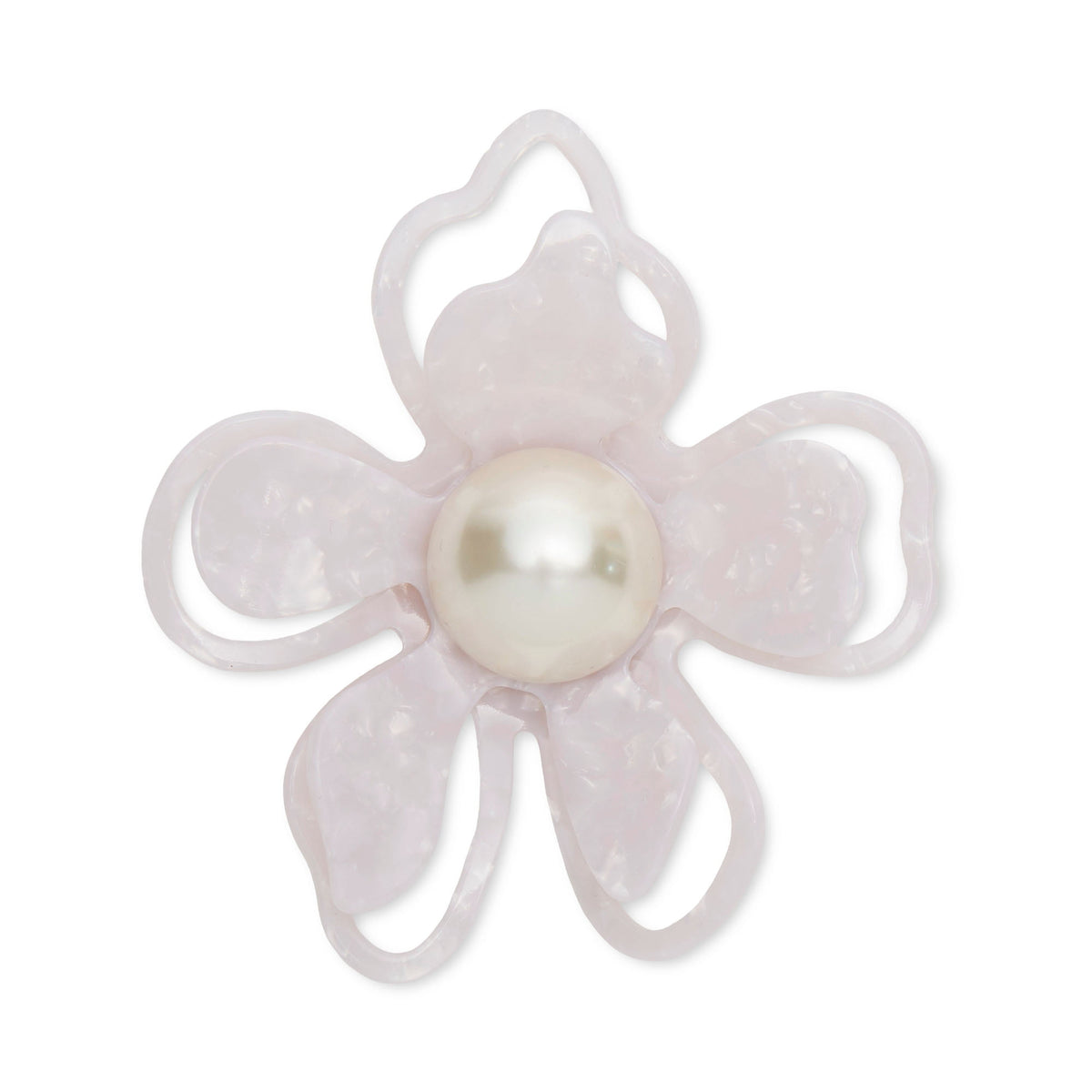 Lele Sadoughi BROOCHES MOTHER OF PEARL AZALEA BROOCH