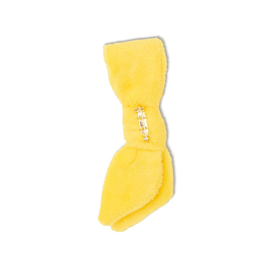 Lele Sadoughi BROOCHES ONE SIZE YELLOW EMBELLISHED AWARENESS RIBBON