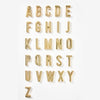 Lele Sadoughi CHARM GOLD INITIAL CHARM LETTER