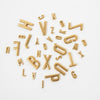 Lele Sadoughi CHARM GOLD INITIAL CHARM LETTER