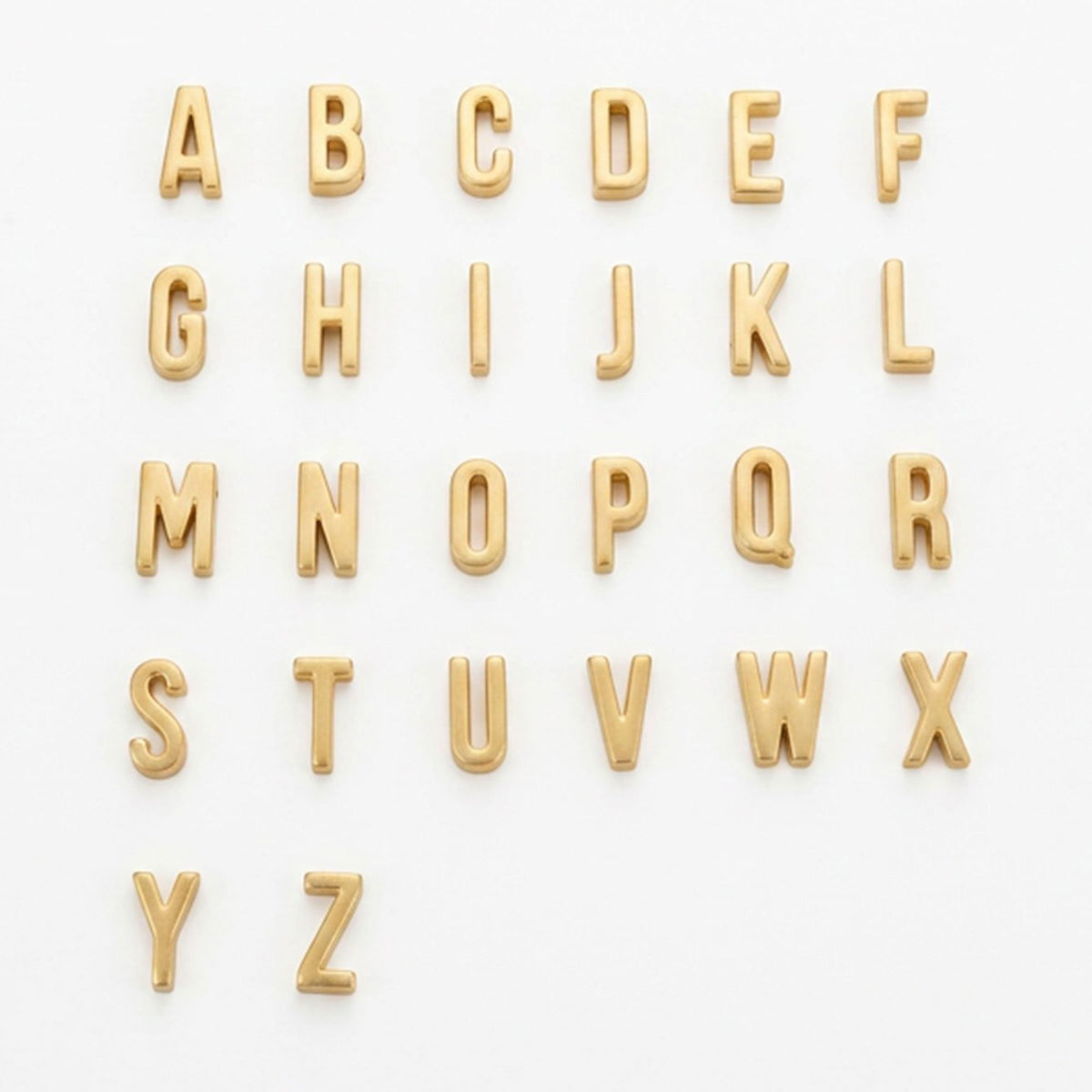 Lele Sadoughi CHARM GOLD SMALL INITIAL CHARM LETTER
