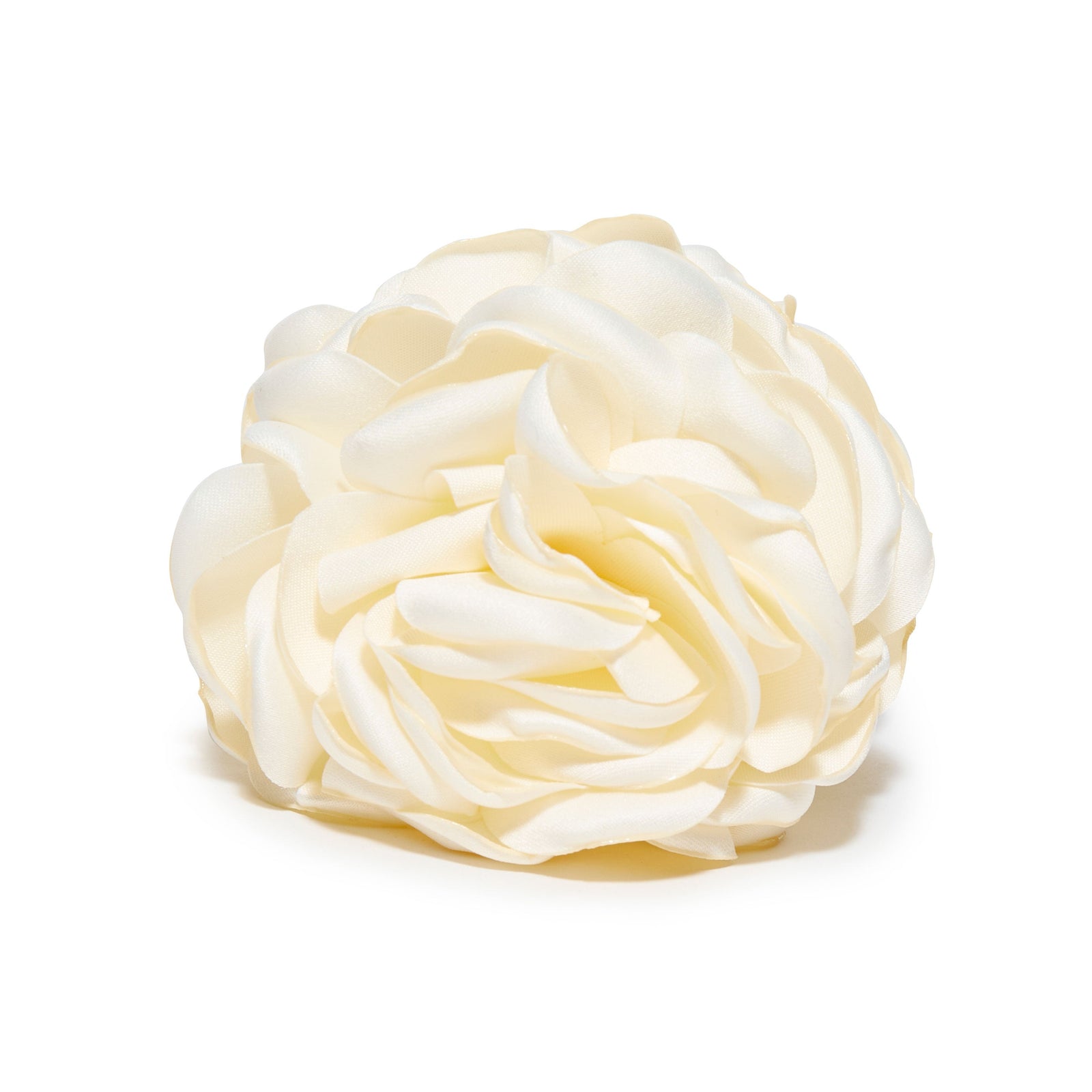 Lele Sadoughi CLAW CLIPS ONE SIZE IVORY PEONY FLOWER CLAW CLIP