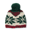 Lele Sadoughi COLD WEATHER FOREST CRIMSON SNOWFLAKE BEANIE