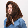 Lele Sadoughi COLD WEATHER LEOPARD FAUX FUR BONNET SCARF