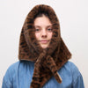 Lele Sadoughi COLD WEATHER LEOPARD FAUX FUR BONNET SCARF