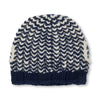 Lele Sadoughi COLD WEATHER NAVY MELANGE CHICAGO BEANIE