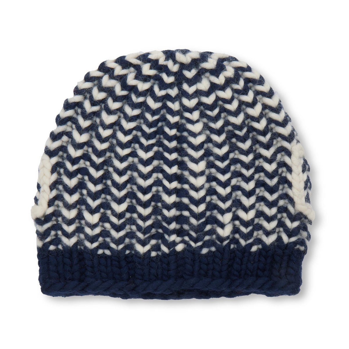 Lele Sadoughi COLD WEATHER NAVY MELANGE CHICAGO BEANIE