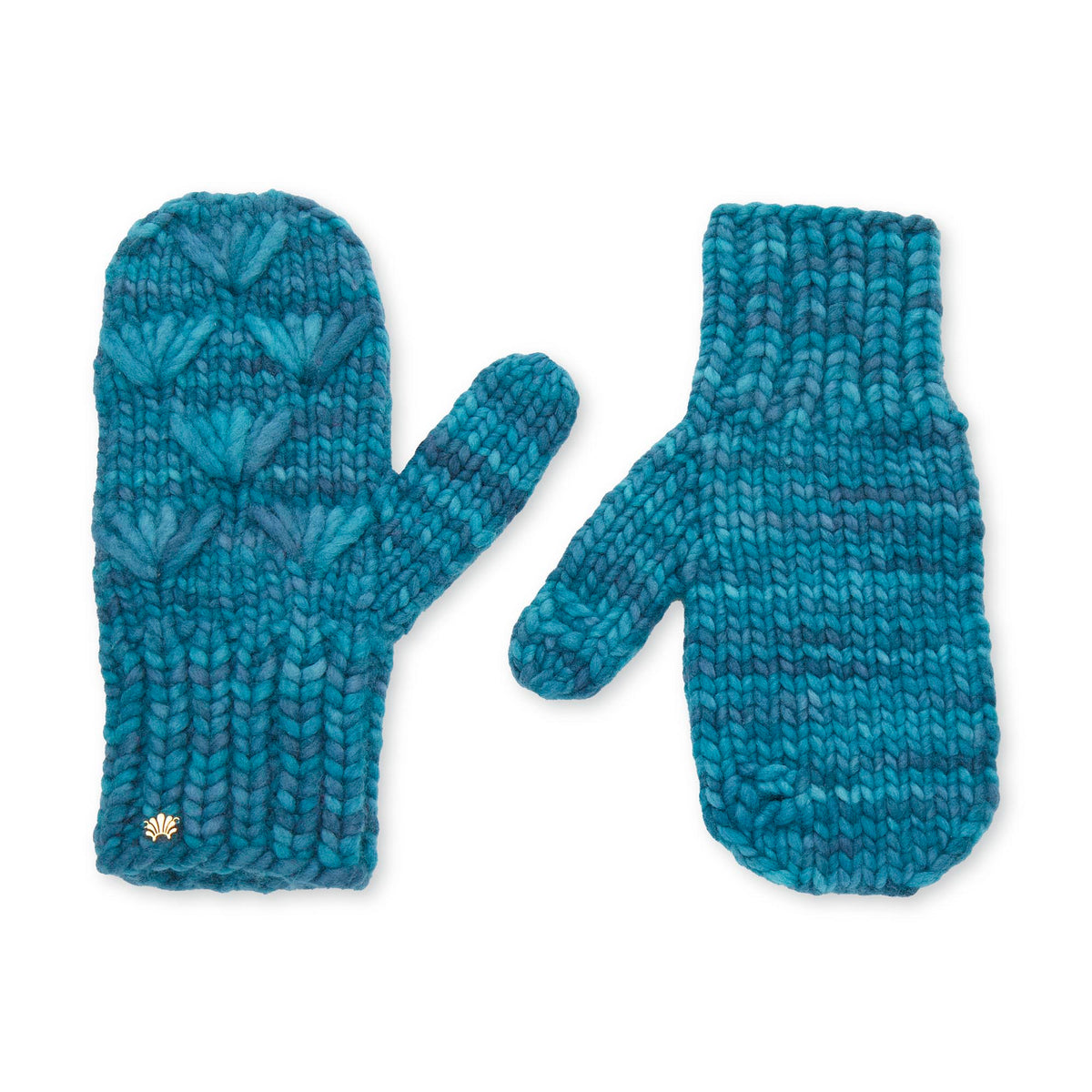 Lele Sadoughi COLD WEATHER PEACOCK MOTLEY MITTENS