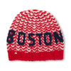 Lele Sadoughi COLD WEATHER RED MELANGE BOSTON BEANIE