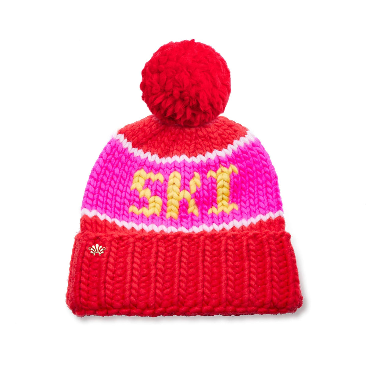 Lele Sadoughi COLD WEATHER RED SKI BEANIE