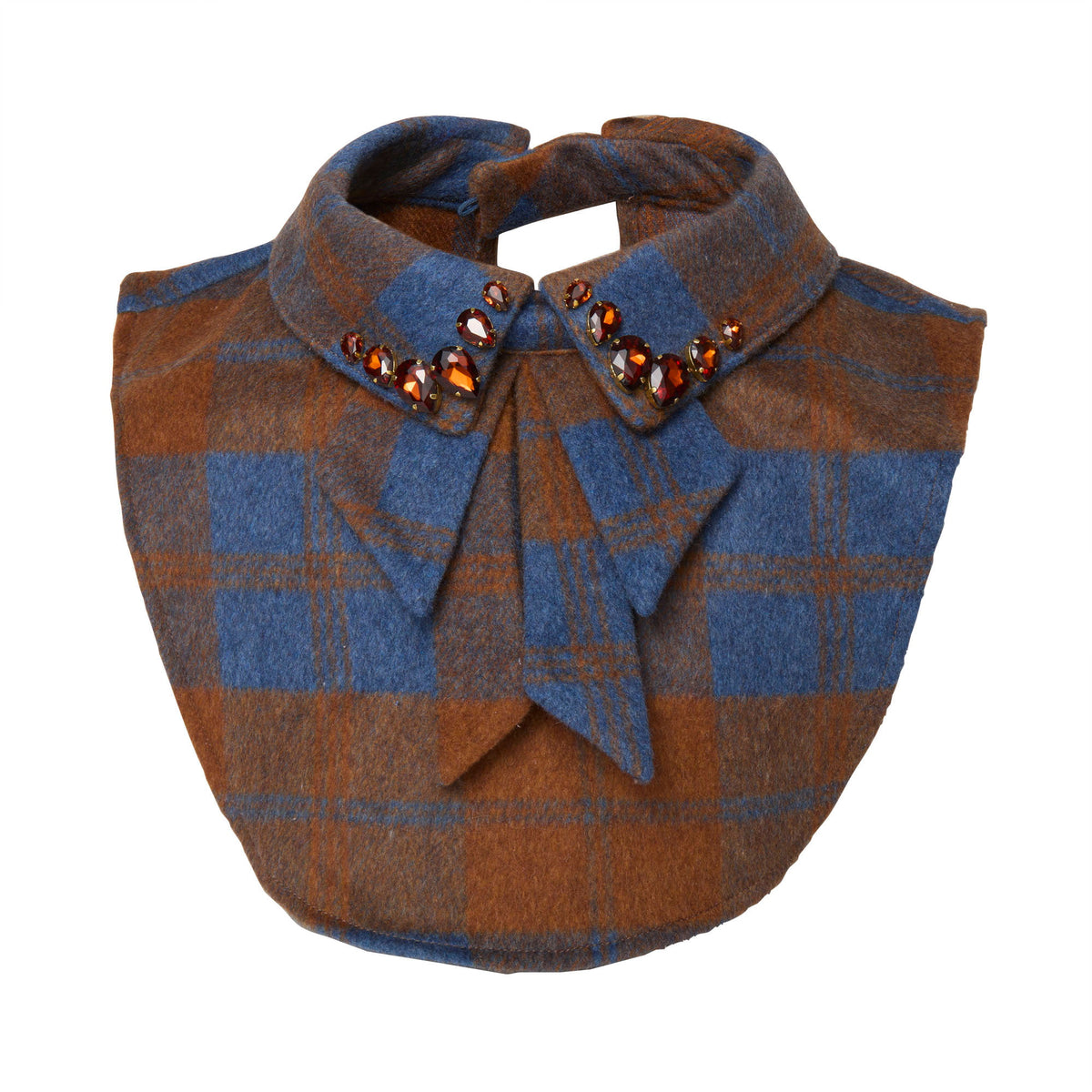 Lele Sadoughi COLLAR ONE SIZE OAK PLAID VICTORIA TIMBER COLLAR