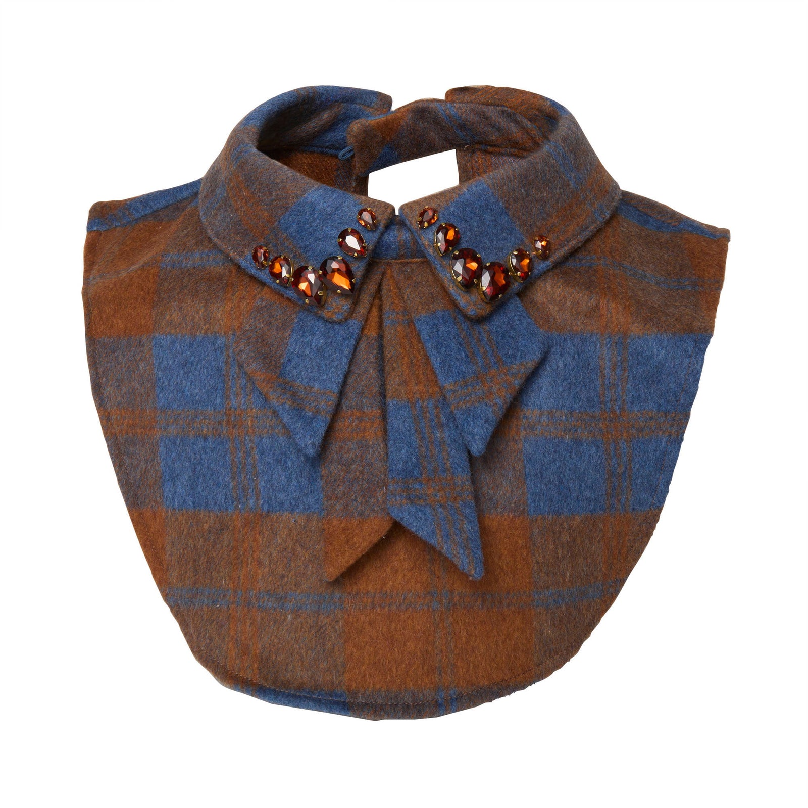 Lele Sadoughi COLLAR ONE SIZE OAK PLAID VICTORIA TIMBER COLLAR