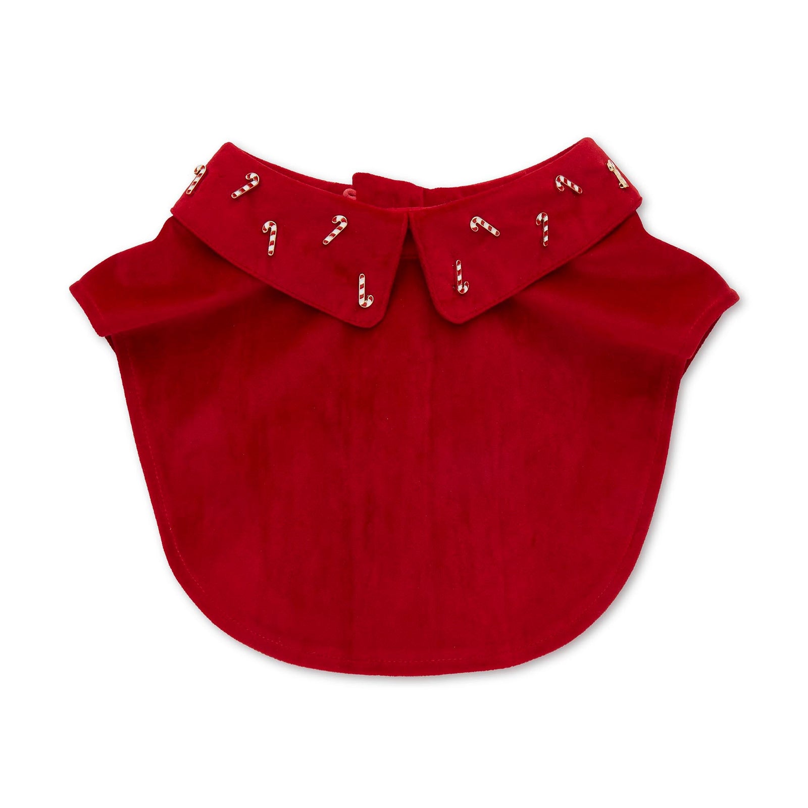 Lele Sadoughi COLLARS CANDY CANE EMBROIDERED COLLAR