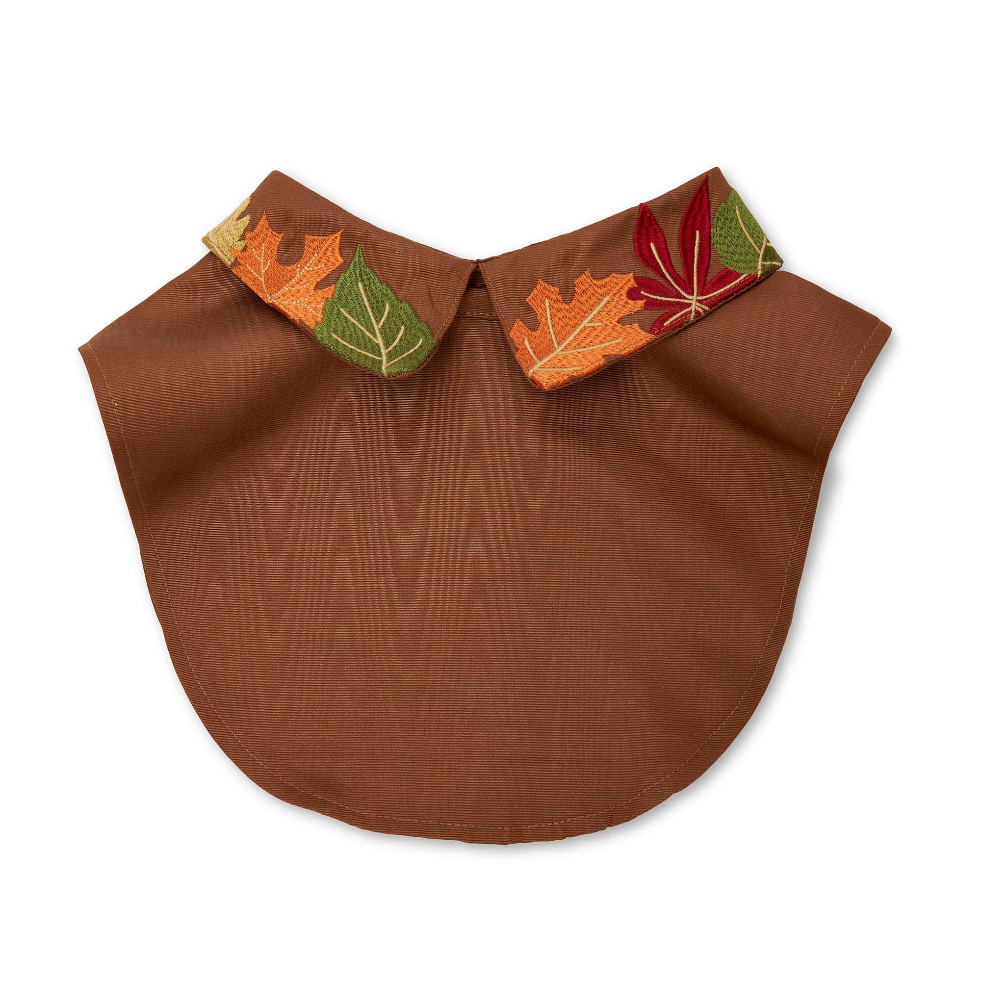 Lele Sadoughi COLLARS FALL FOLIAGE FALLING LEAVES EMBROIDERED COLLAR