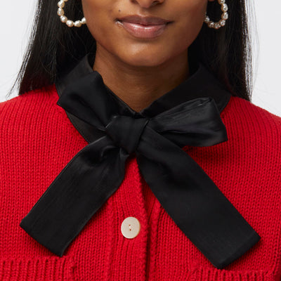 Lele Sadoughi COLLARS JET KIRA BOW COLLAR