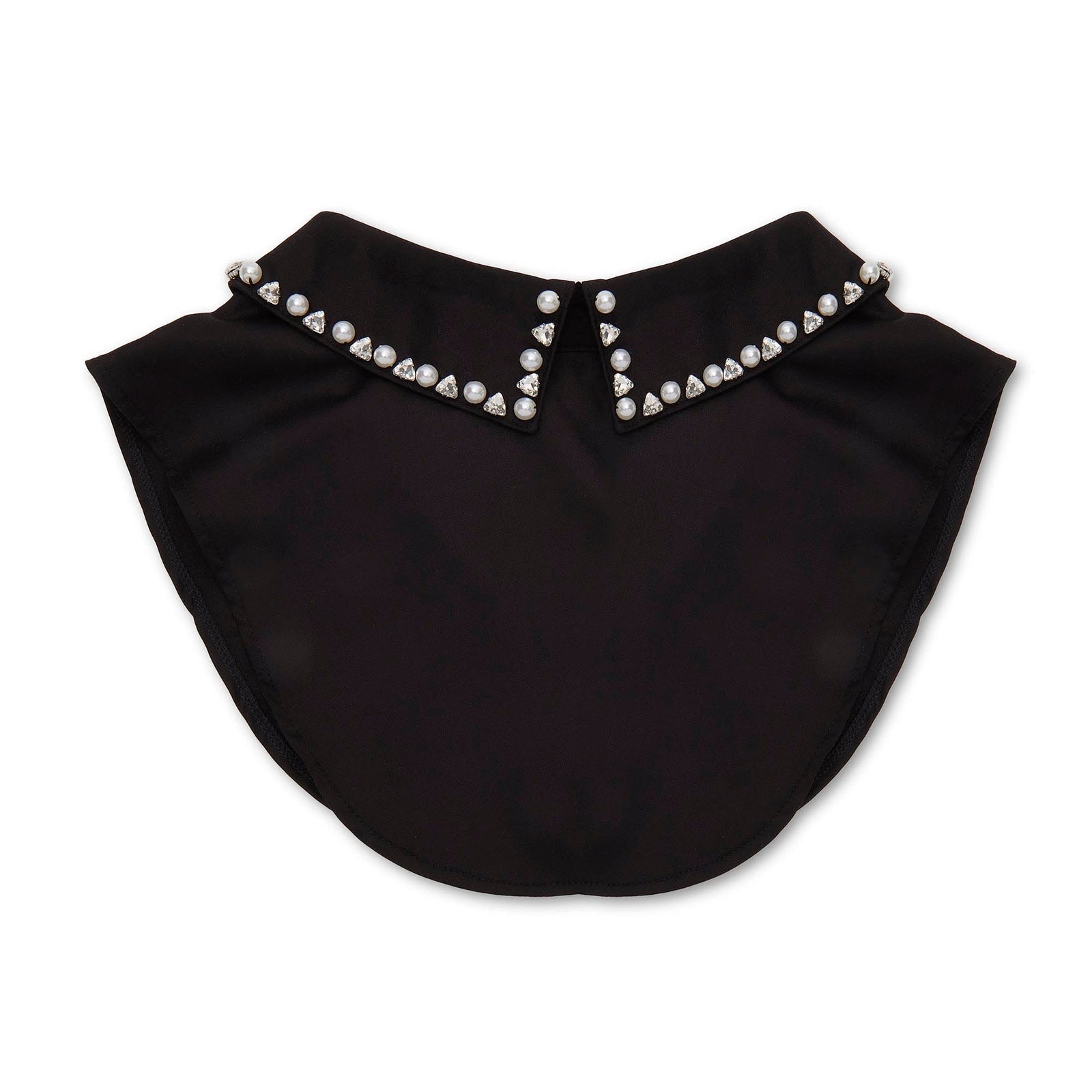 Lele Sadoughi COLLARS ONE SIZE JET GEO CRYSTAL PEARL COLLAR
