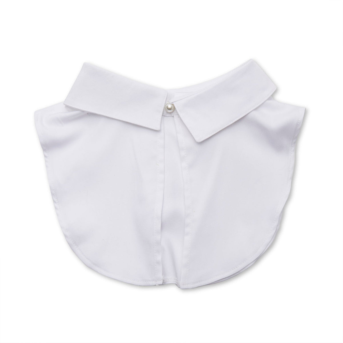 Lele Sadoughi COLLARS WHITE SILVER VICTORIA TRIANGLE CRYSTAL BOW TIE COLLAR