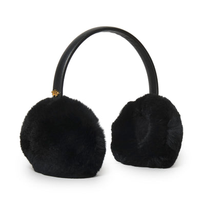 Lele Sadoughi EAR WARMER / MUFF ONE SIZE JET GIGI FAUX FUR EARMUFFS