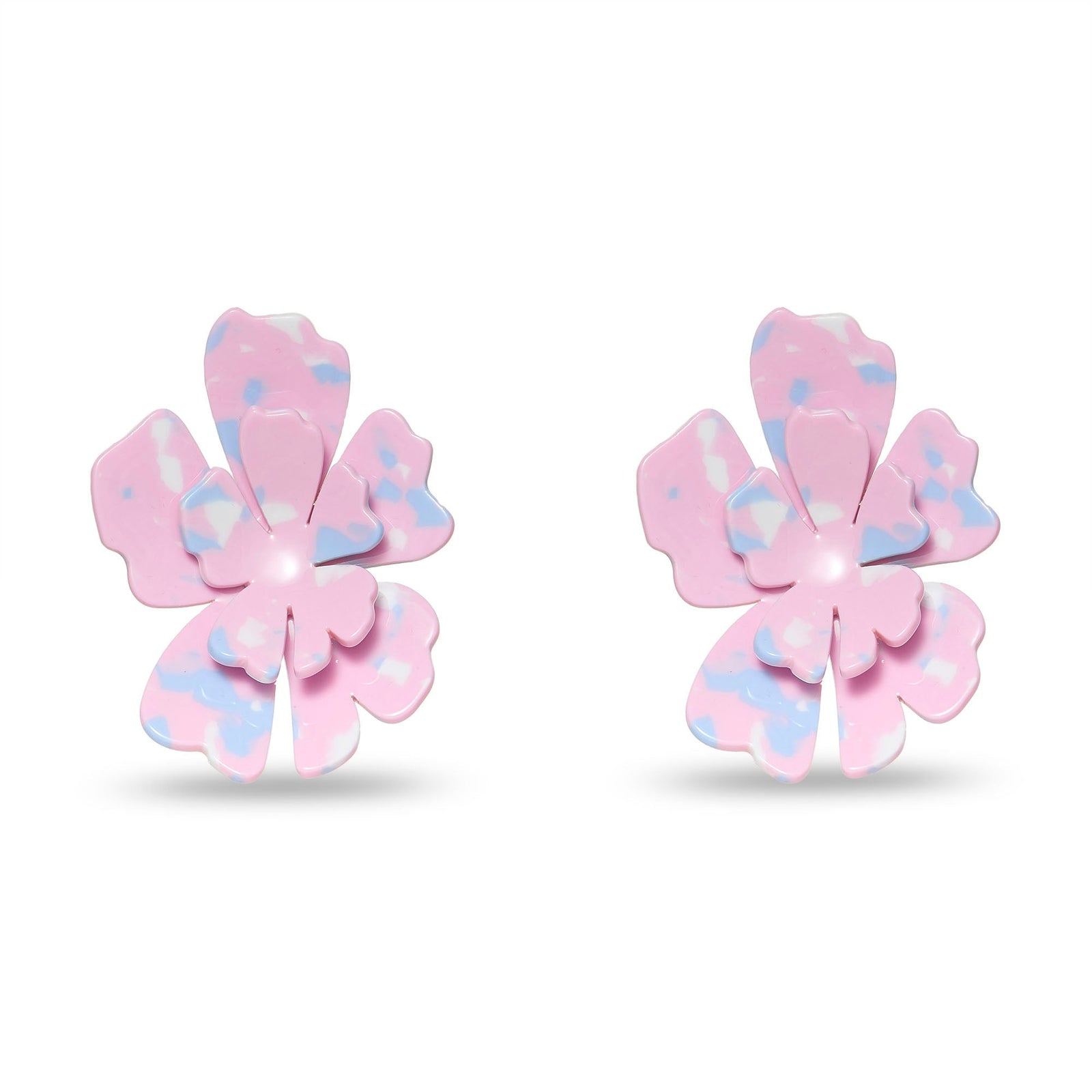 Lele Sadoughi EARRINGS BLUSH MIST HIBISCUS EARRINGS