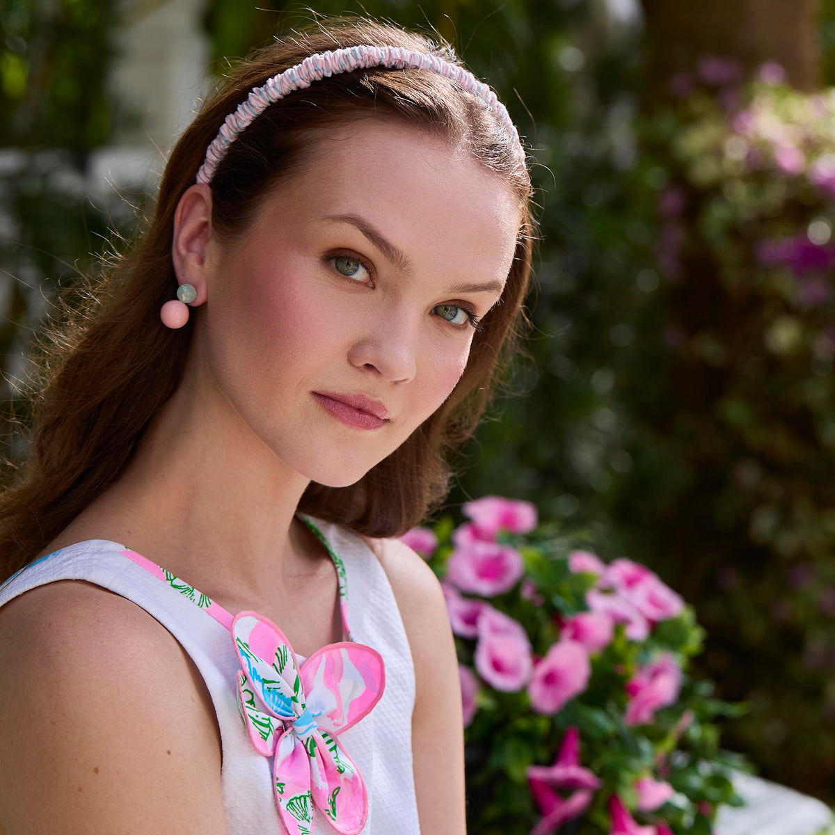 Lele Sadoughi EARRINGS BLUSH OPAL OASIS DOUBLE DROP EARRINGS