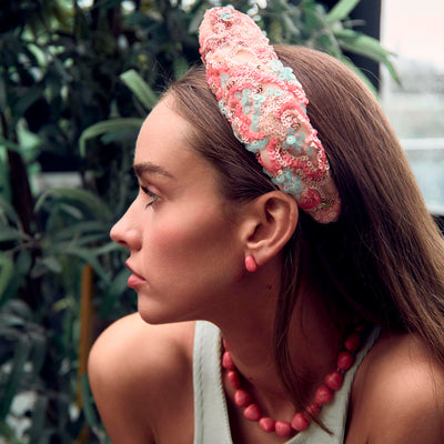 Lele Sadoughi EARRINGS ONE SIZE CORAL COLLECTOR BAROQUE STUD EARRINGS