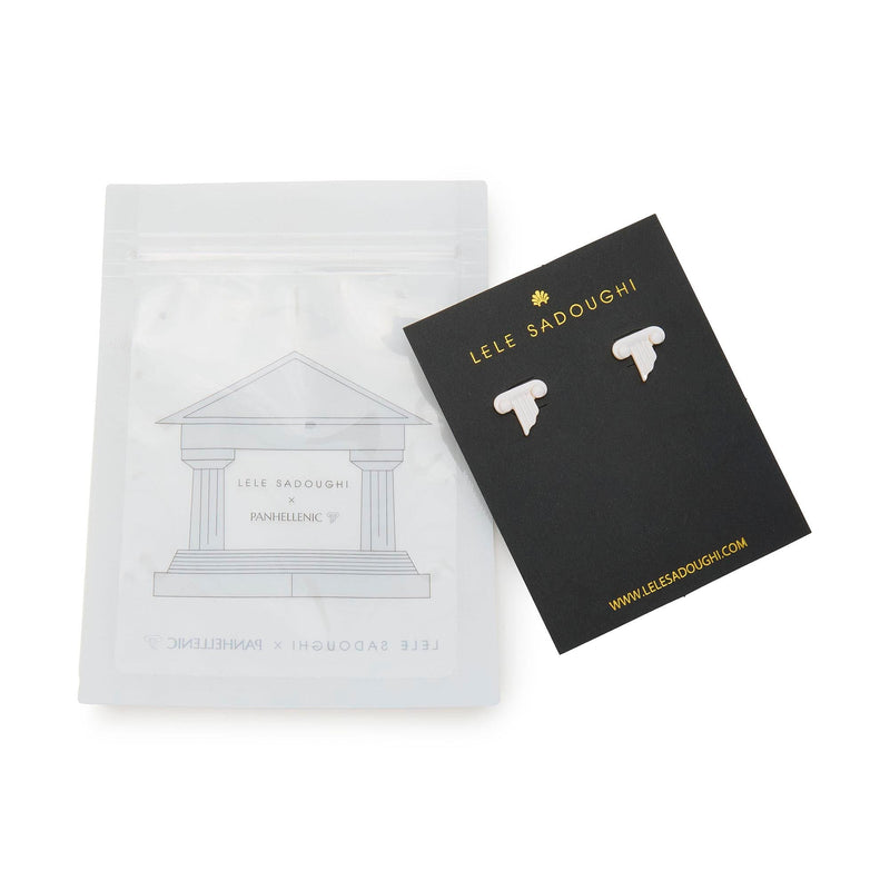 DELTA ZETA STUD EARRINGS