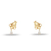 Lele Sadoughi EARRINGS GOLD AQUARIUS ZODIAC STUD EARRINGS