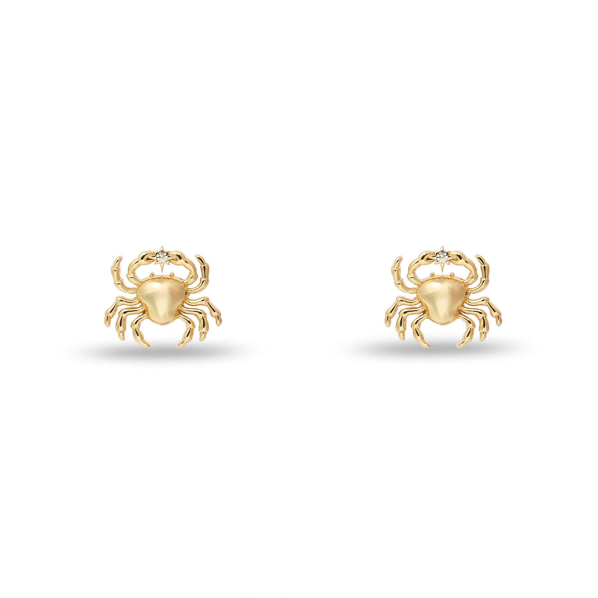 Lele Sadoughi EARRINGS GOLD CANCER ZODIAC STUD EARRINGS