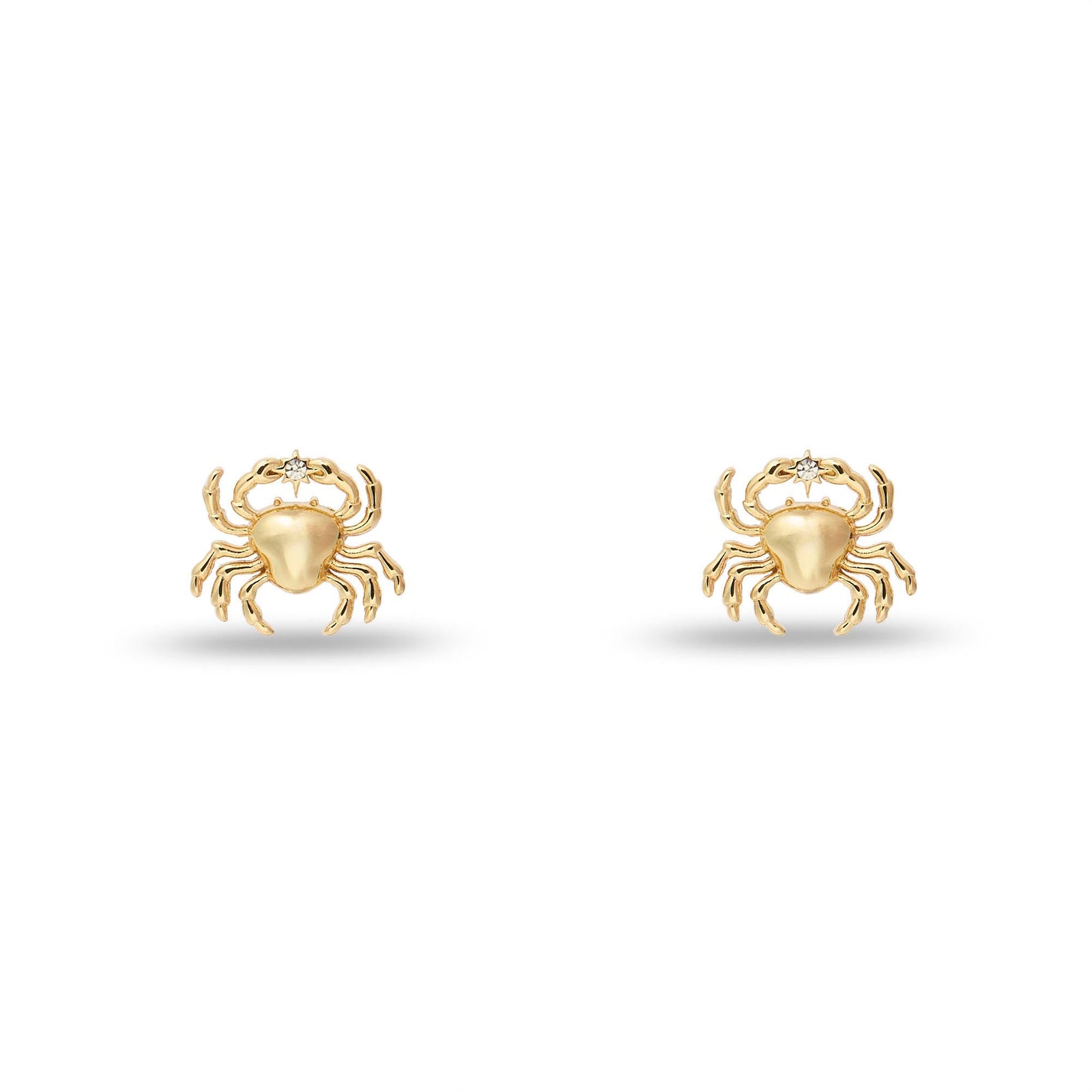 Lele Sadoughi EARRINGS GOLD CANCER ZODIAC STUD EARRINGS