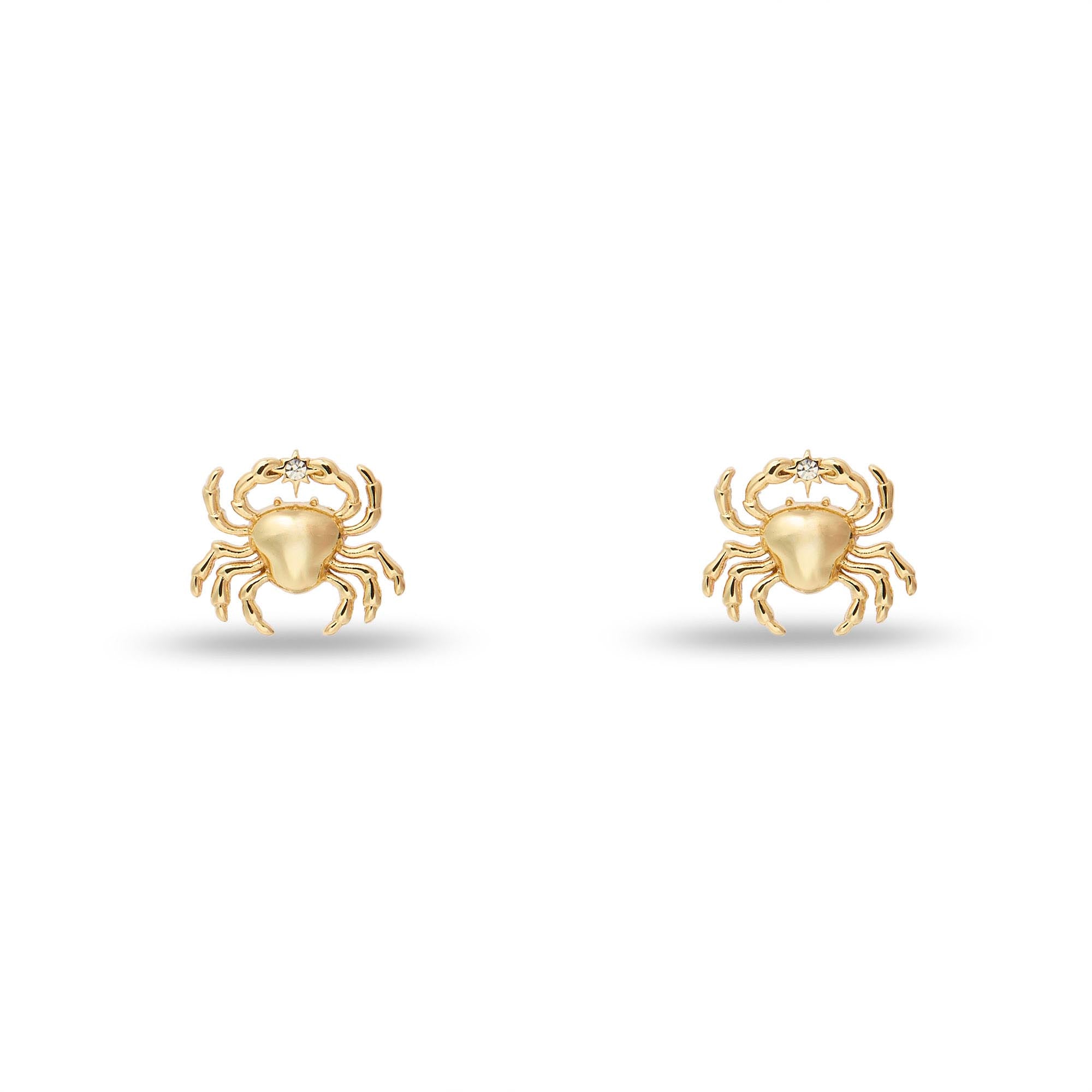 Lele Sadoughi EARRINGS GOLD CANCER ZODIAC STUD EARRINGS