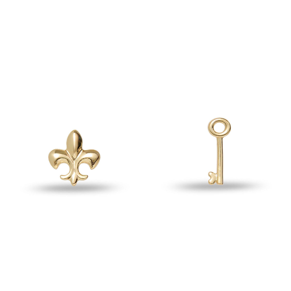Lele Sadoughi EARRINGS GOLD KAPPA KAPPA GAMMA STUD EARRINGS