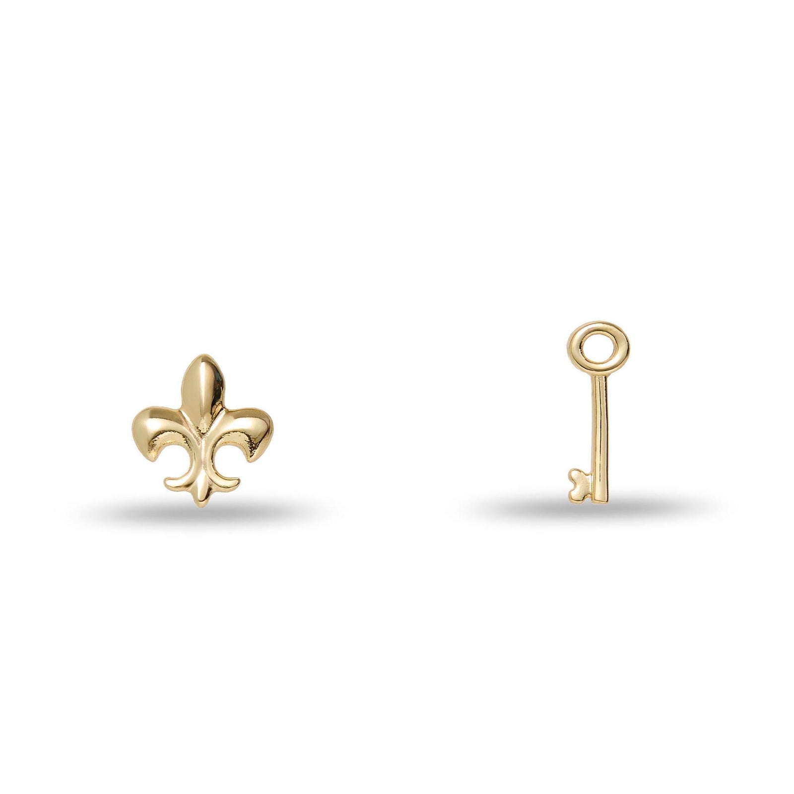 Lele Sadoughi EARRINGS GOLD KAPPA KAPPA GAMMA STUD EARRINGS