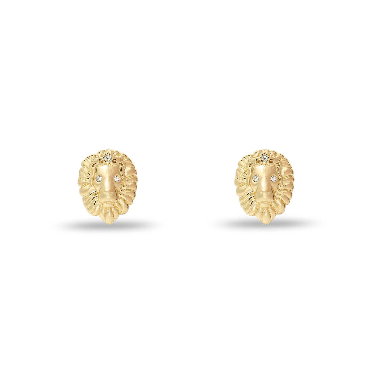 Lele Sadoughi EARRINGS GOLD LEO ZODIAC STUD EARRINGS